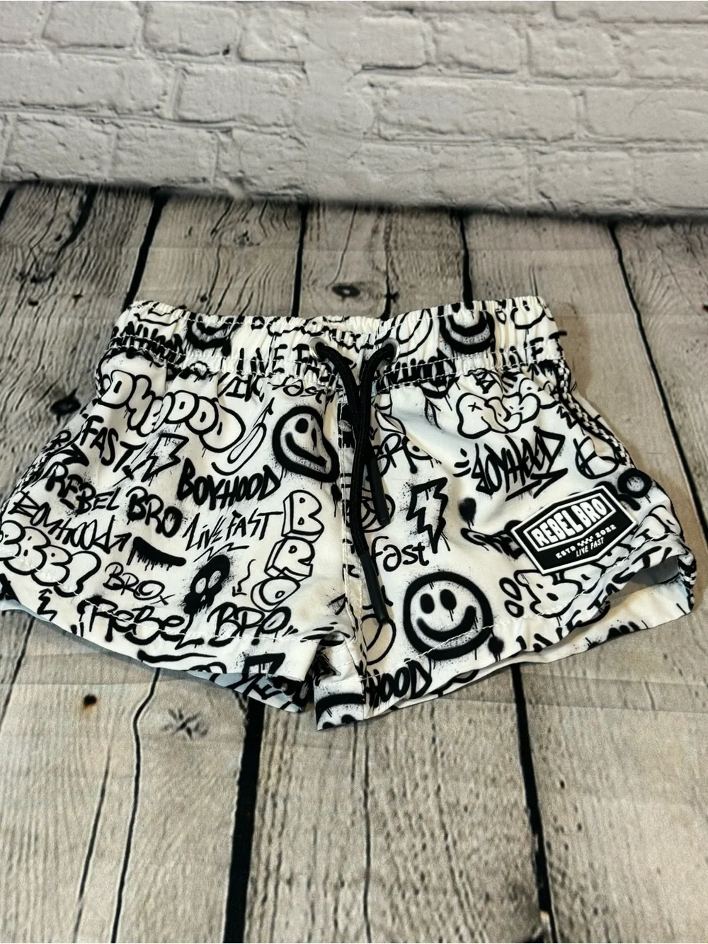 Rebel Bro Baby Swim Trunks